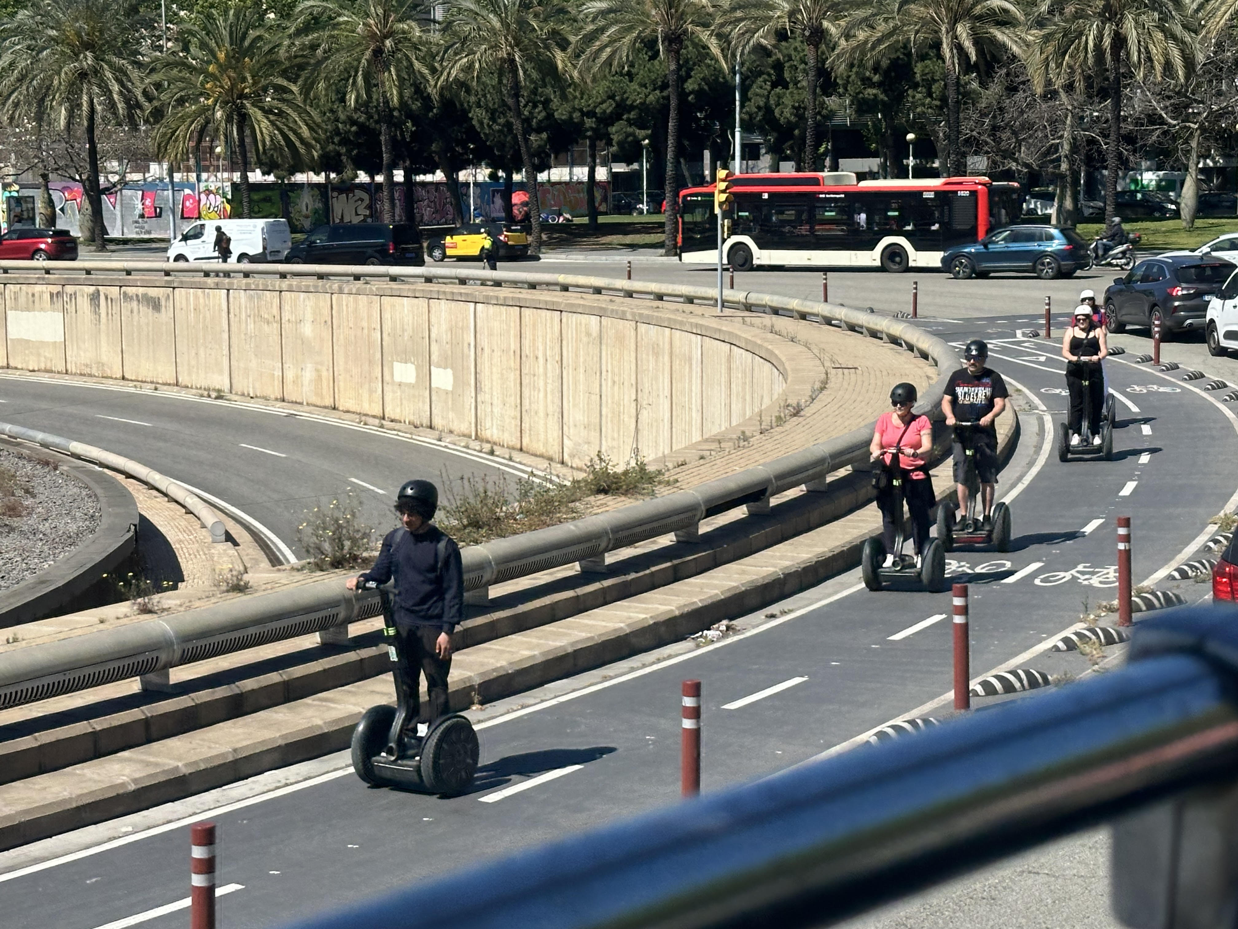 Segways in Barcelona